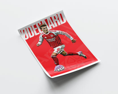 Martin Odegaard 25/26 4K (Home) Poster