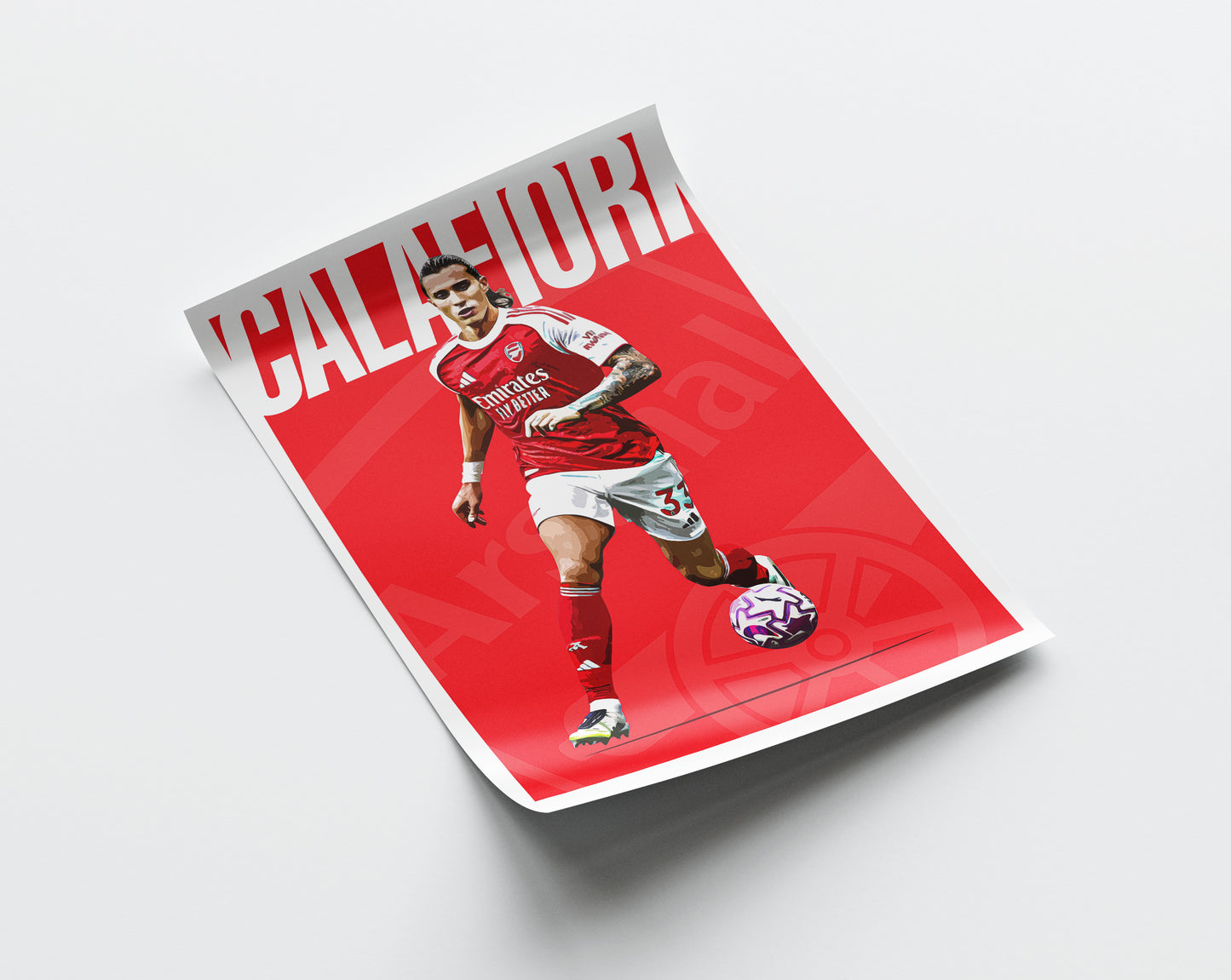 Riccardo Calafiori 25/26 4K (Home) Poster