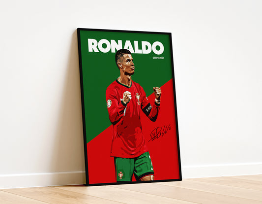 Euro 2024 - Cristiano Ronaldo 4K Poster