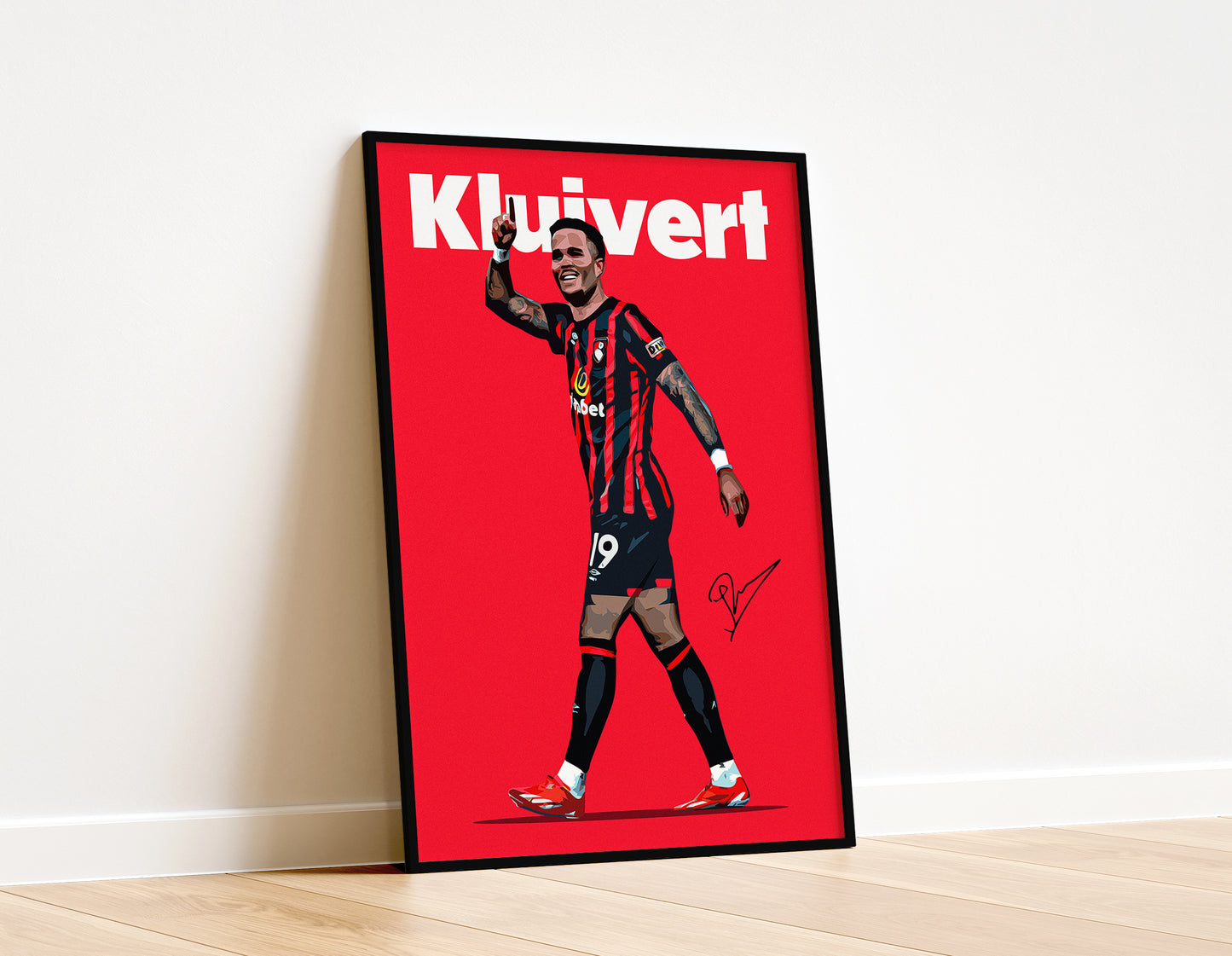 Justin Kluivert 4K Poster