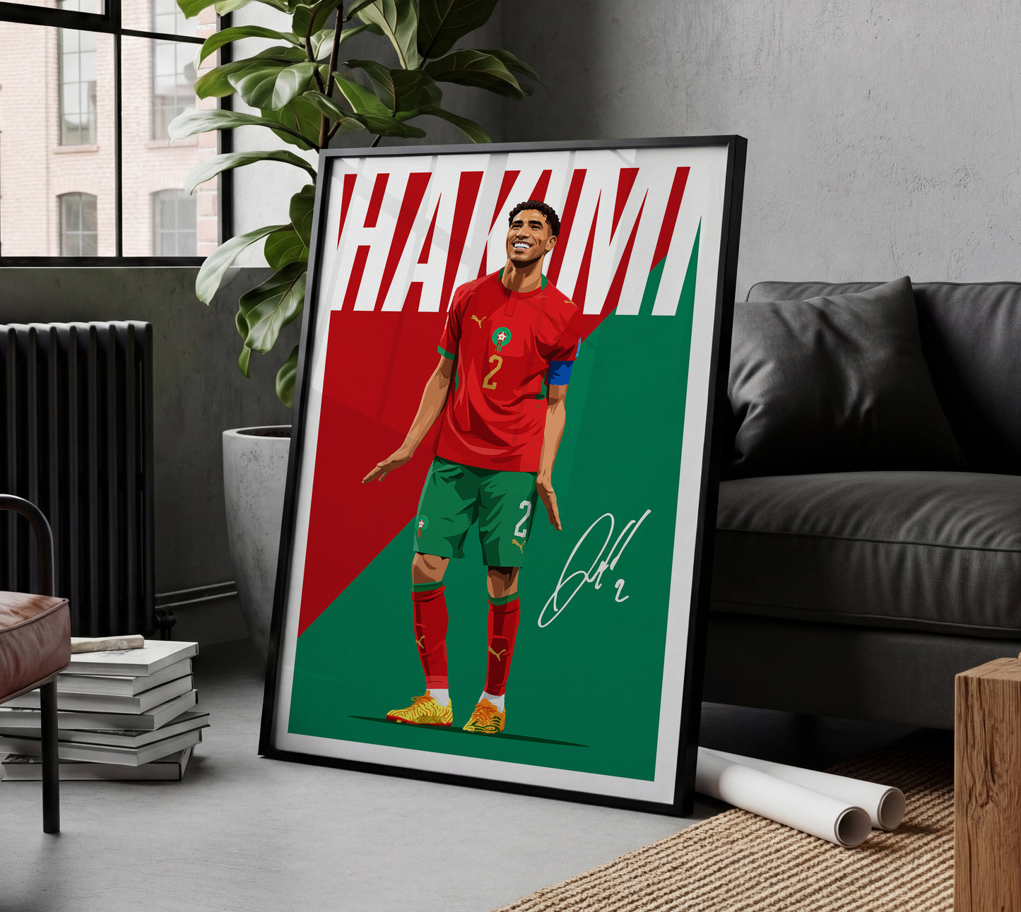 Achraf Hakimi (Morocco) Poster
