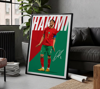 Achraf Hakimi (Morocco) Poster