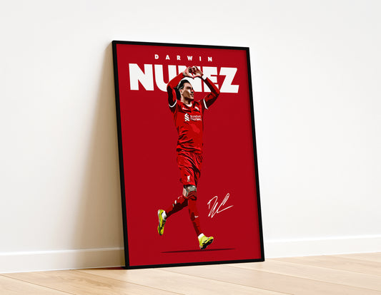 Darwin Nunez 4K Poster