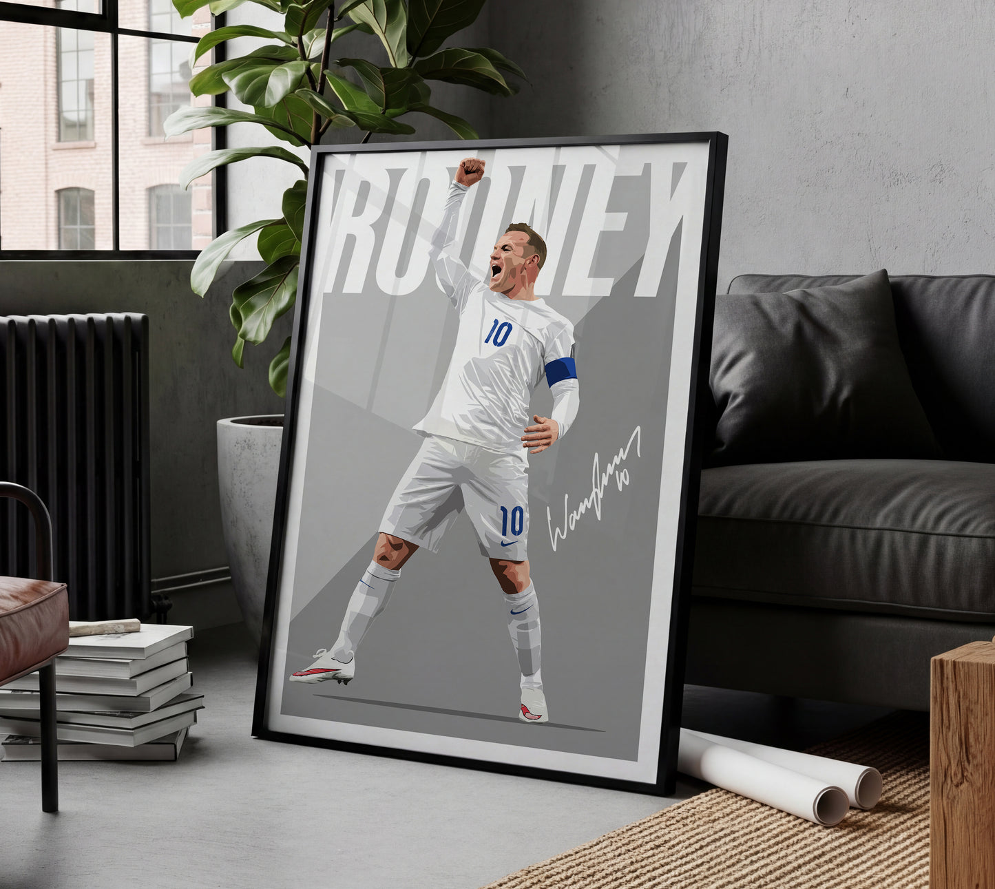 Wayne Rooney (England) 2016 Poster