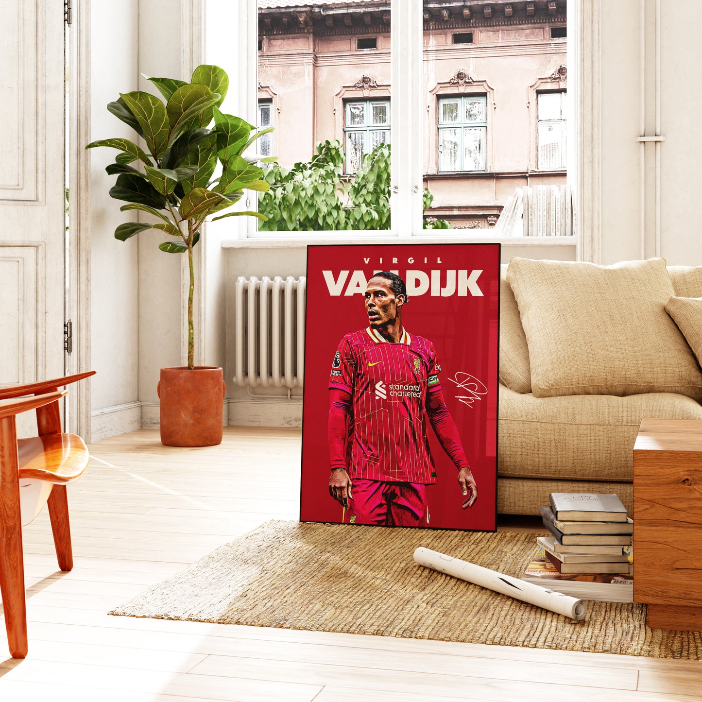 Virgil van Dijk 24/25 4K Poster