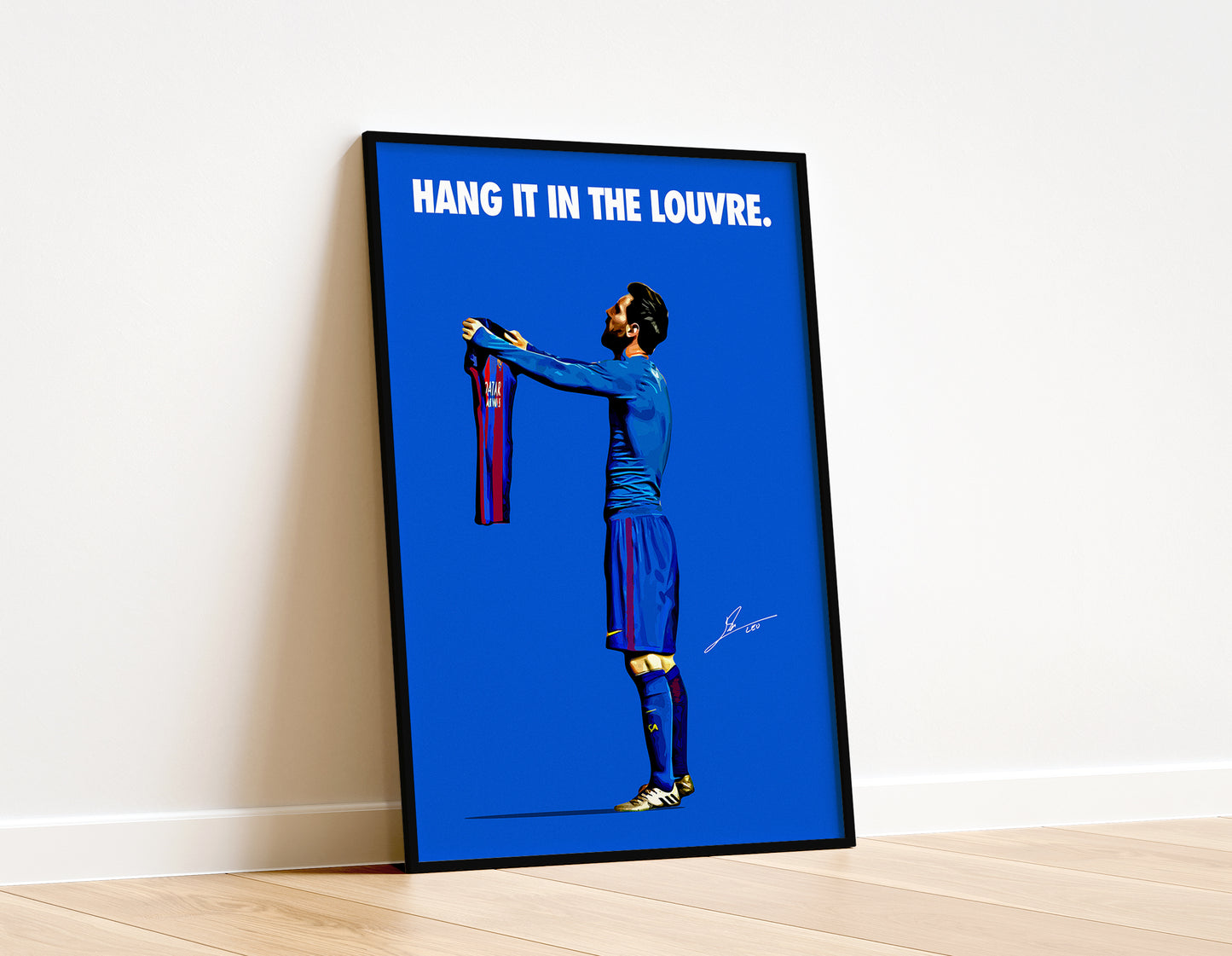 Lionel Messi 'Hang it in the Louvre' 4K Poster