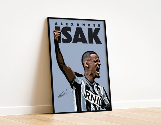 Alexander Isak 4K Poster