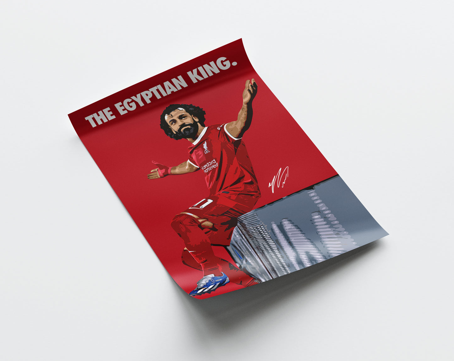 Mohamed Salah 'The Egyptian King' 4K Poster