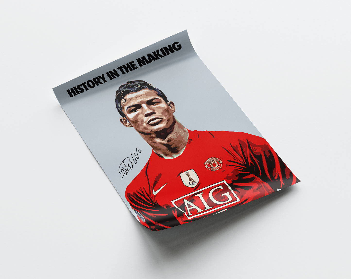 Cristiano Ronaldo 'History in the making' 4K Poster