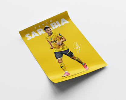 Pablo Sarabia 24/25 4K Poster