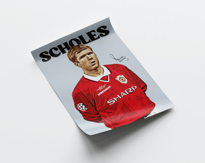 Paul Scholes 4K Poster