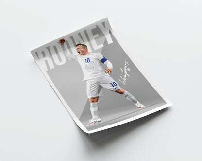 Wayne Rooney (England) 2016 Poster