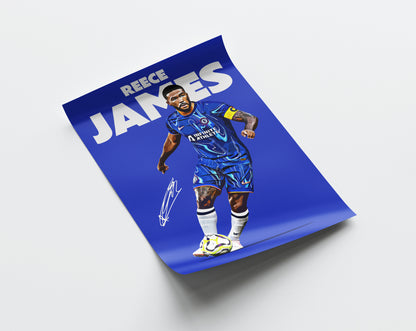 Reece James 24/25 4K Poster