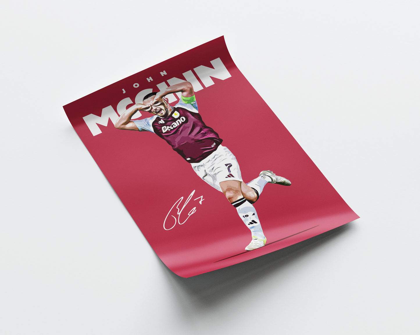 John McGinn 24/25 4K Poster