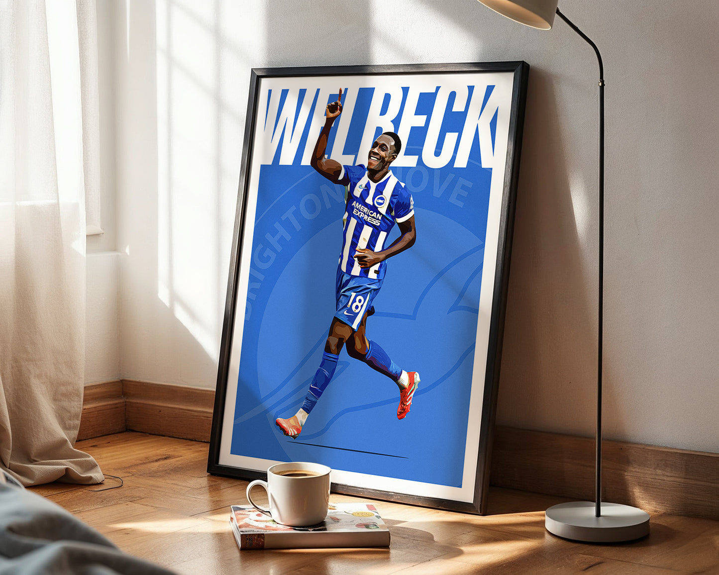 Danny Welbeck 25/26 4K (Home) Poster