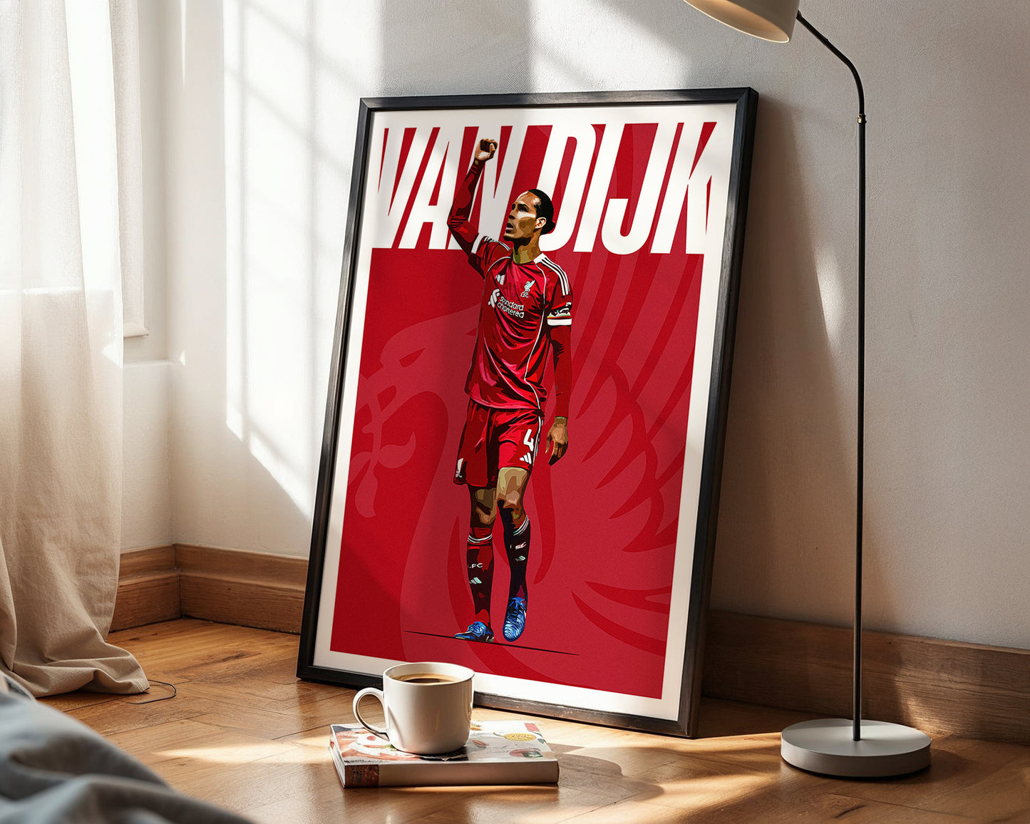 Virgil van Dijk 25/26 4K (Home) Poster