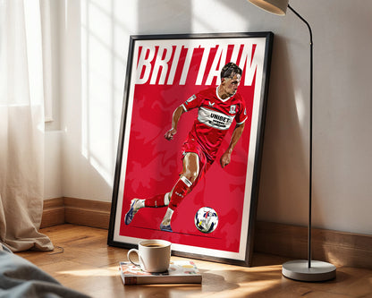 Callum Brittain 25/26 4K (Home) Poster