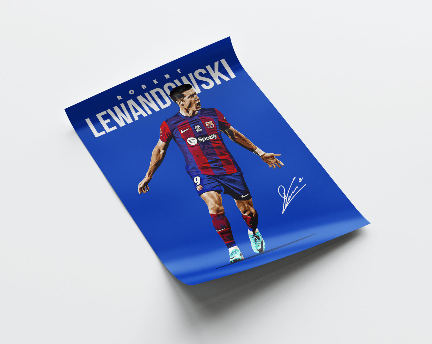 Robert Lewandowski 4K Poster