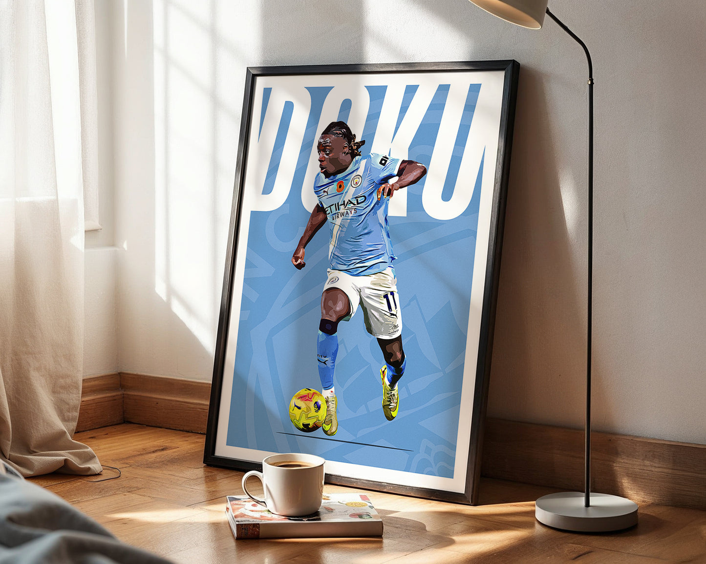 Jeremy Doku 25/26 4K (Home) Poster