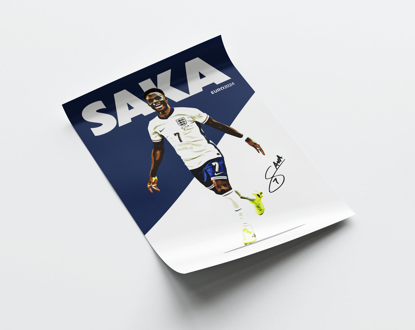 Euro 2024 - Bukayo Saka 4K Poster