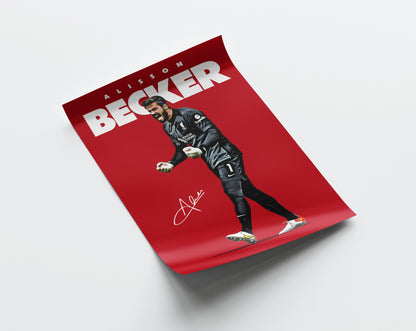 Alisson Becker 4K Poster