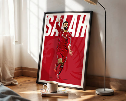 Mo Salah 25/26 4K (Home) Poster