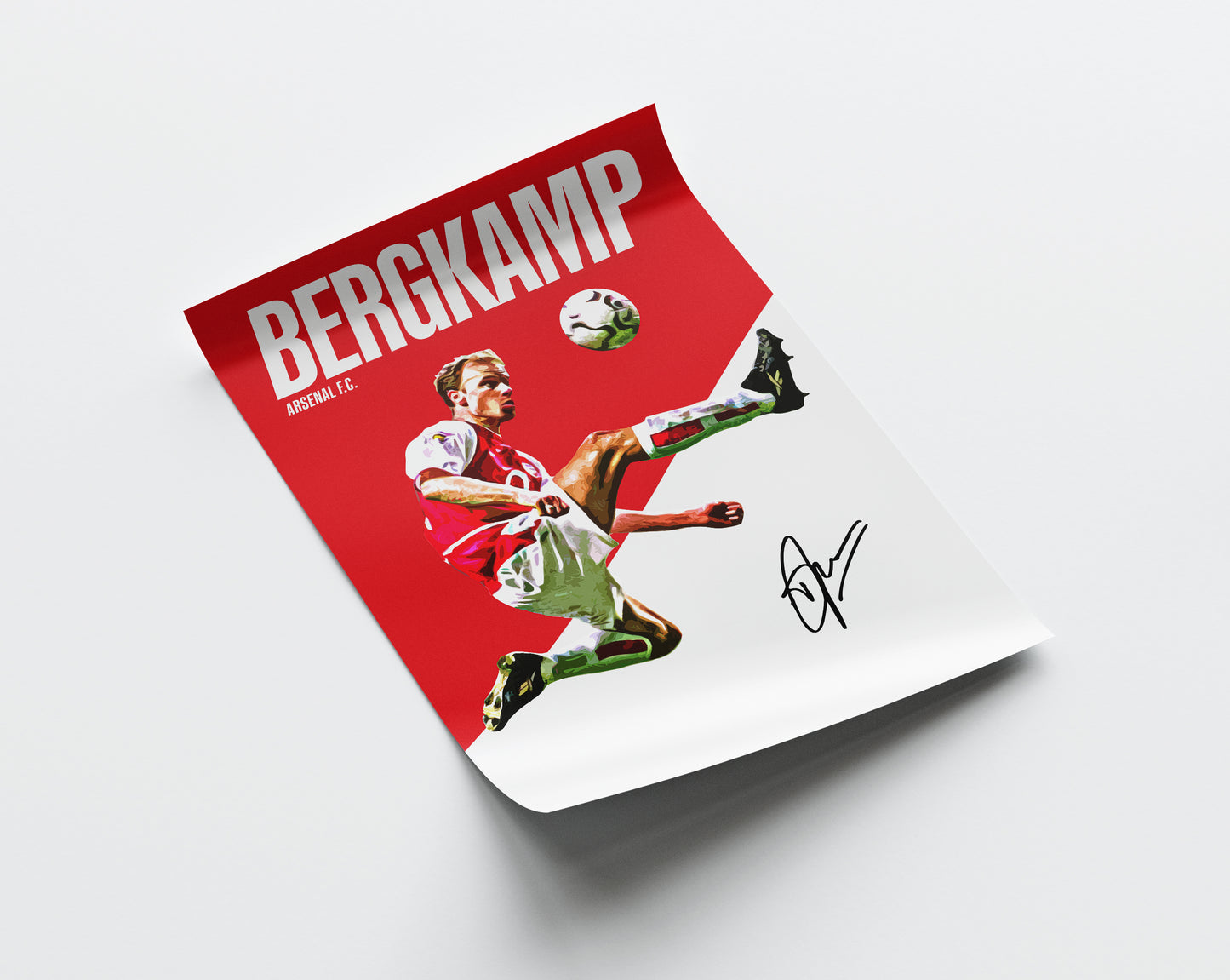 Dennis Bergkamp 4K Icon Poster