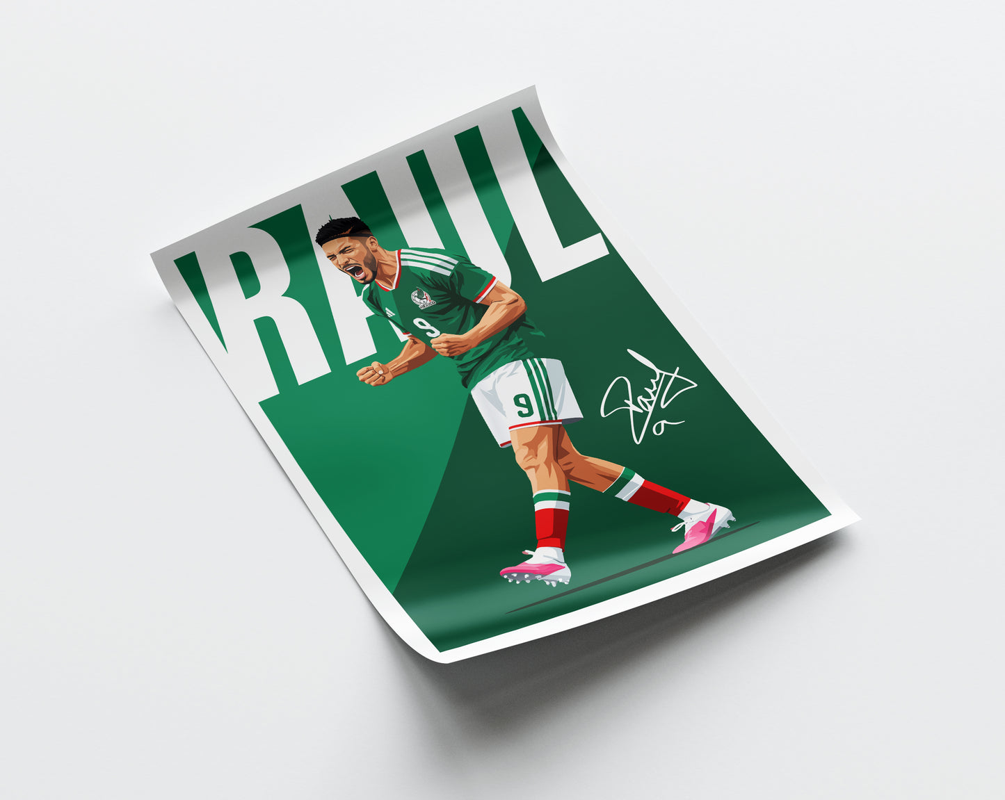 Raul Jimenez (Mexico) Poster