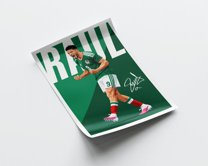Raul Jimenez (Mexico) Poster