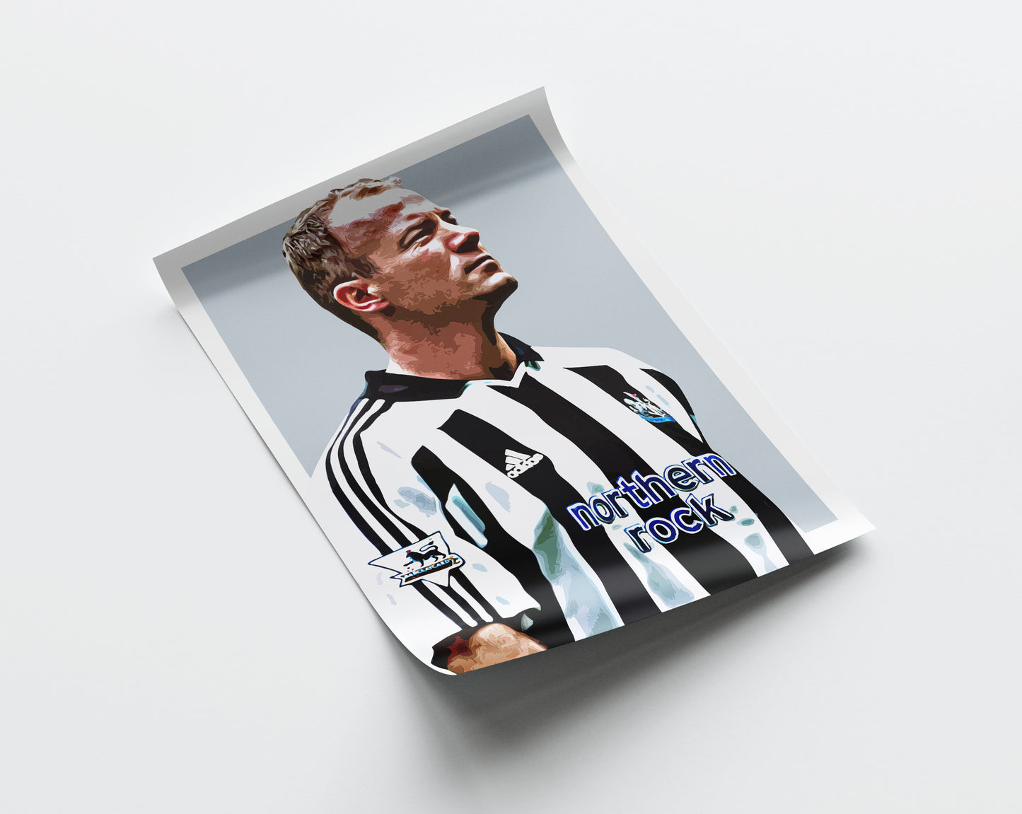 Alan Shearer Icon Poster