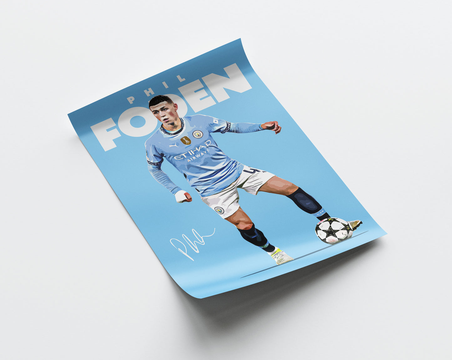 Phil Foden 24/25 4K Poster