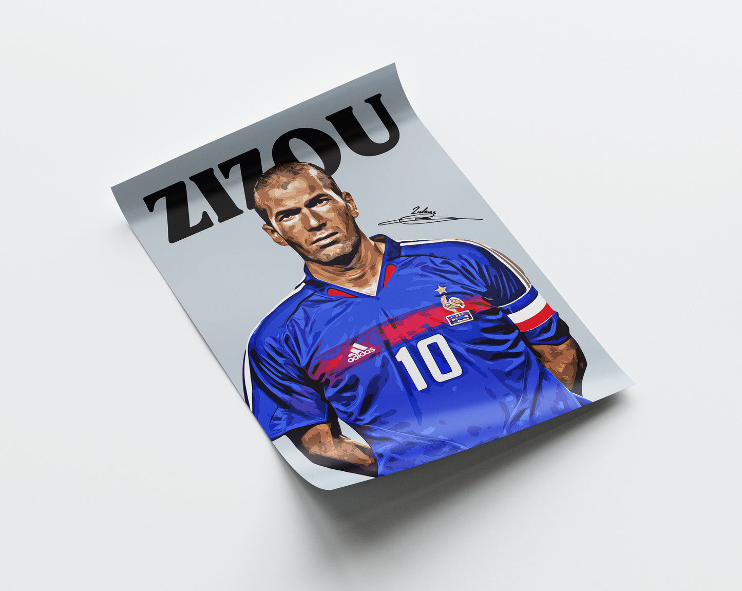 Zinedine Zidane 'Zizou' 4K Poster