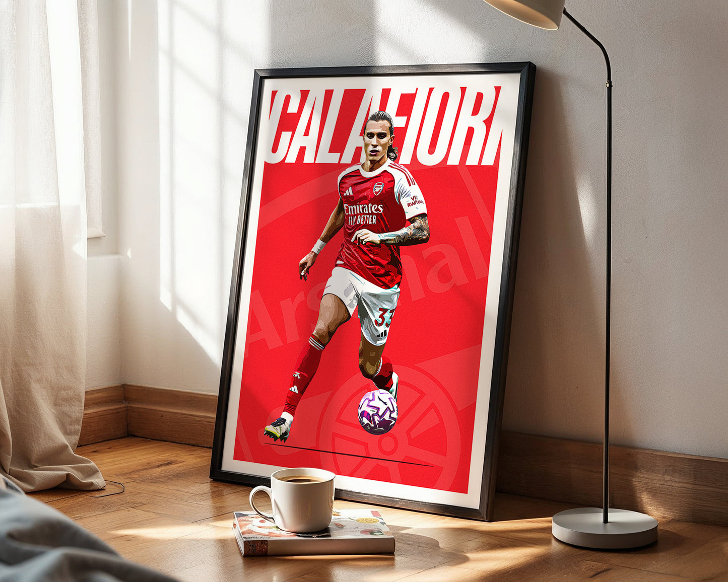 Riccardo Calafiori 25/26 4K (Home) Poster