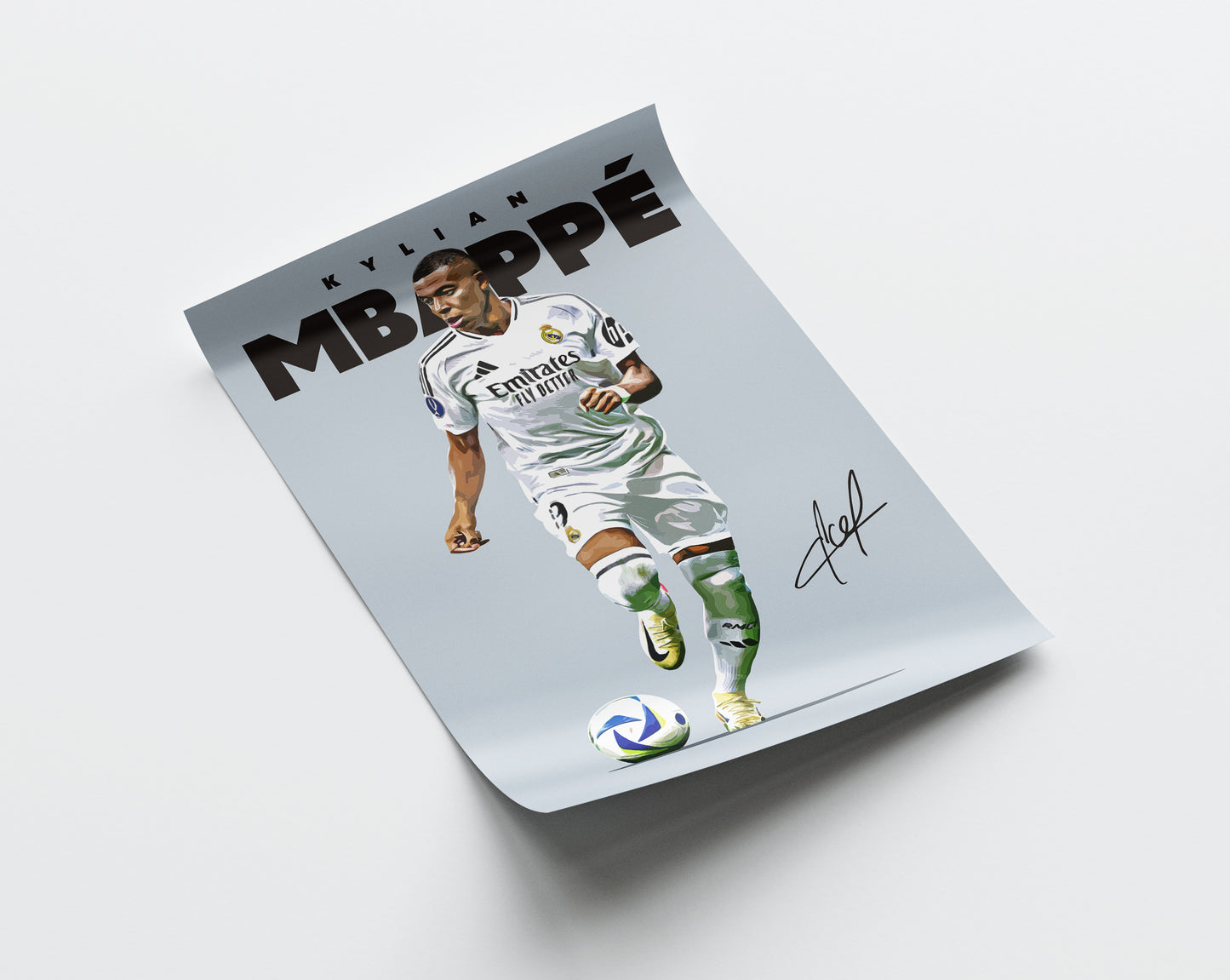 Kylian Mbappe 24/25 4K Poster