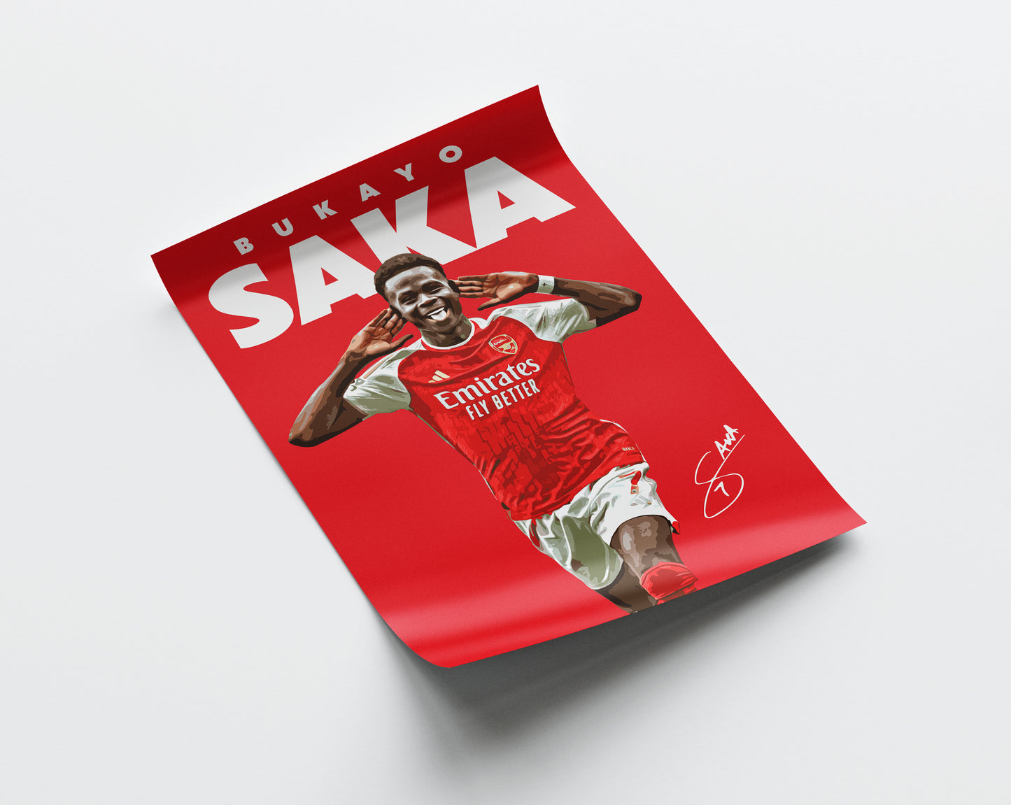 Bukayo Saka 4K Poster