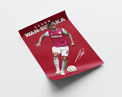 Aaron Wan-Bissaka 24/25 4K Poster