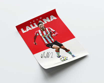 Adam Lallana 24/25 4K Poster