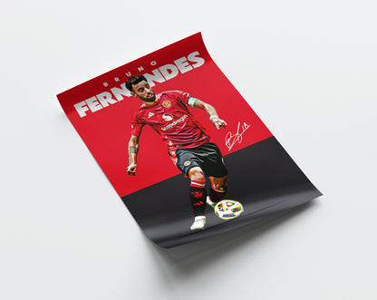 Bruno Fernandes 24/25 4K Poster