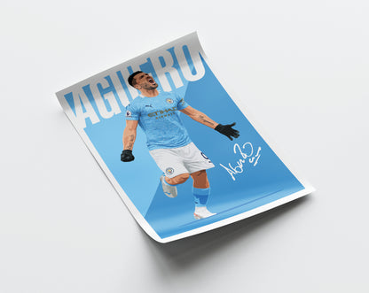 Sergio Aguero Poster