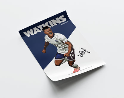 Euro 2024 - Ollie Watkins 4K Poster