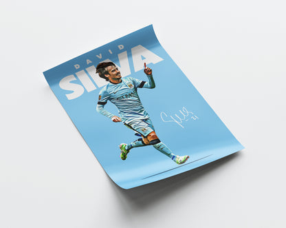 David Silva 4K Poster