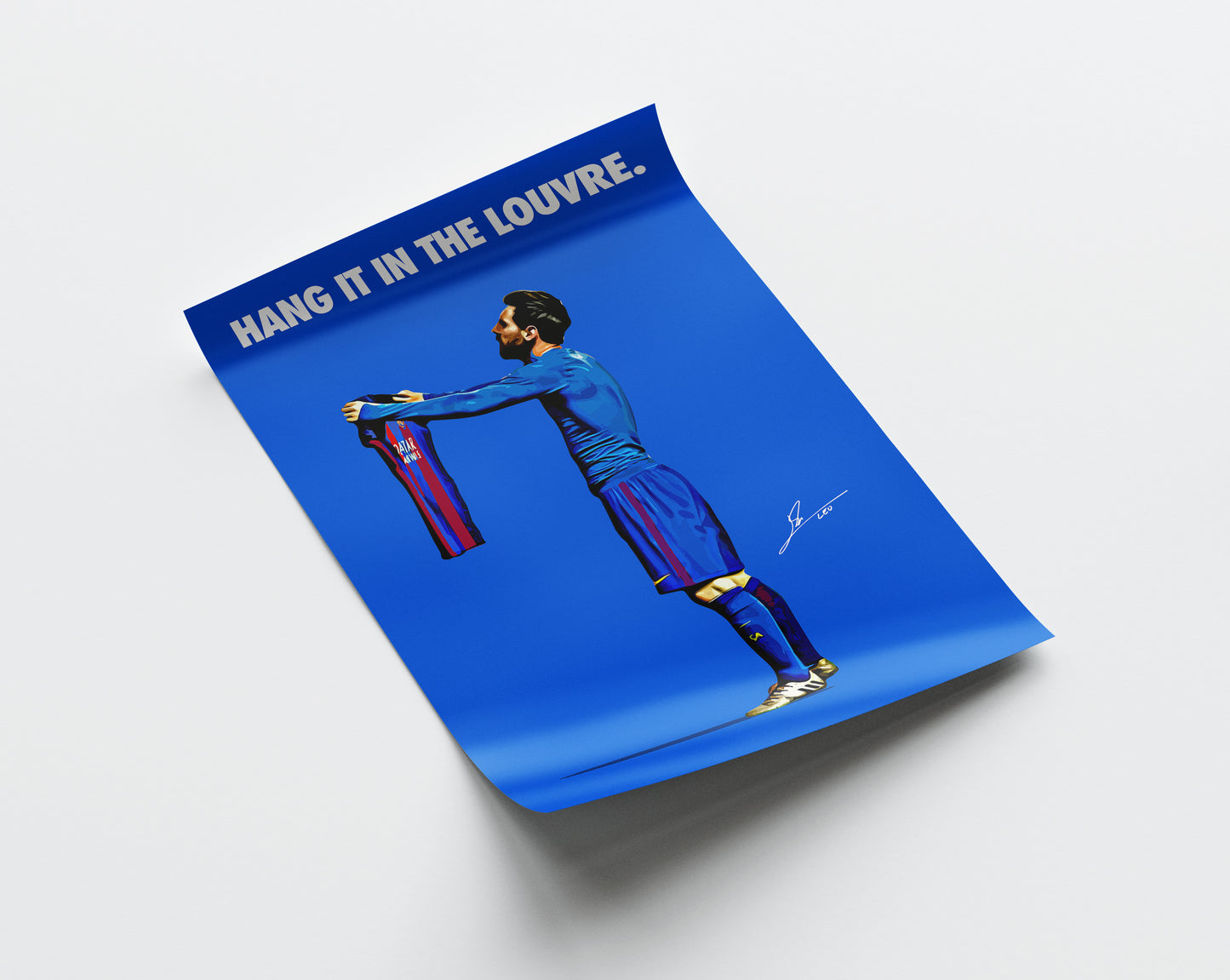 Lionel Messi 'Hang it in the Louvre' 4K Poster