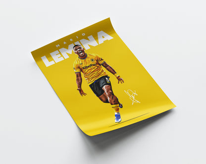 Mario Lemina 4K Poster