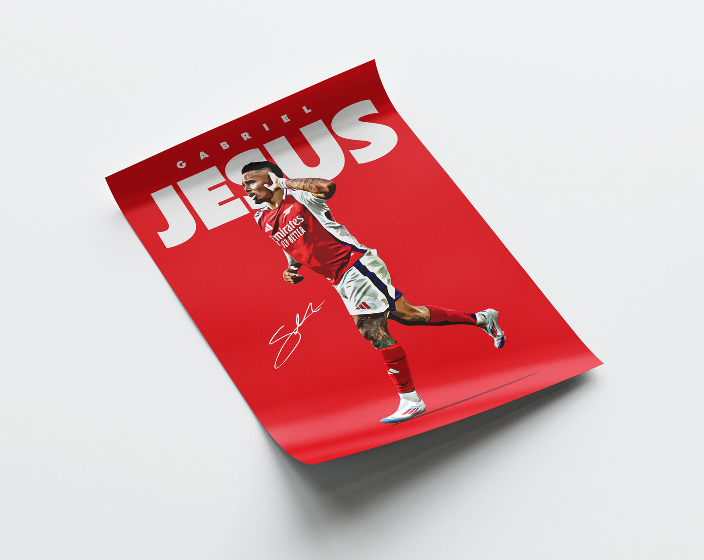 Gabriel Jesus 24/25 4K Poster