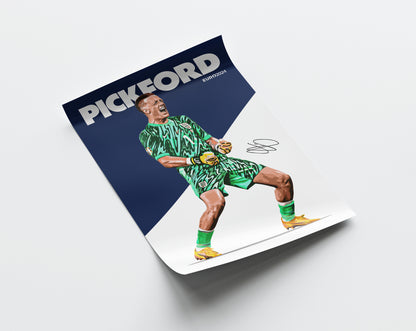 Euro 2024 - Jordan Pickford 4K Poster