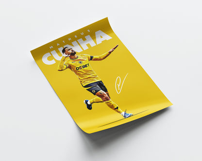 Matheus Cunha 24/25 4K Poster