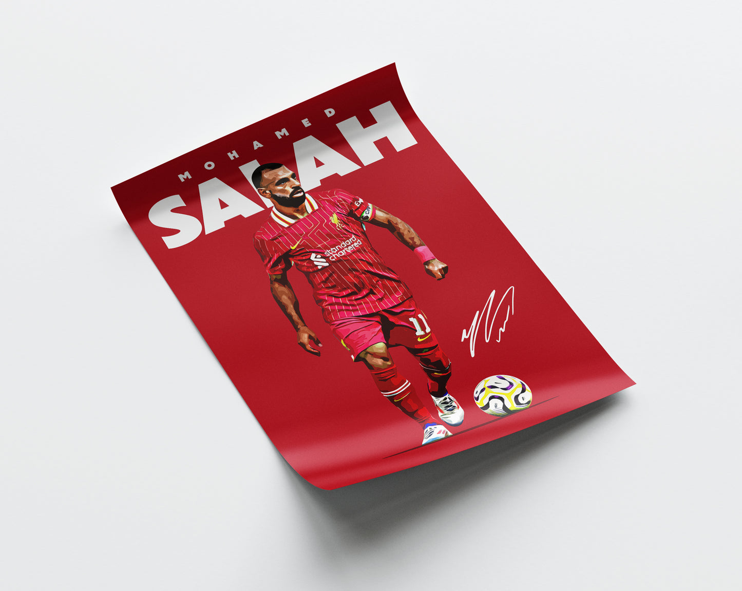 Mohamed Salah 24/25 4K Poster