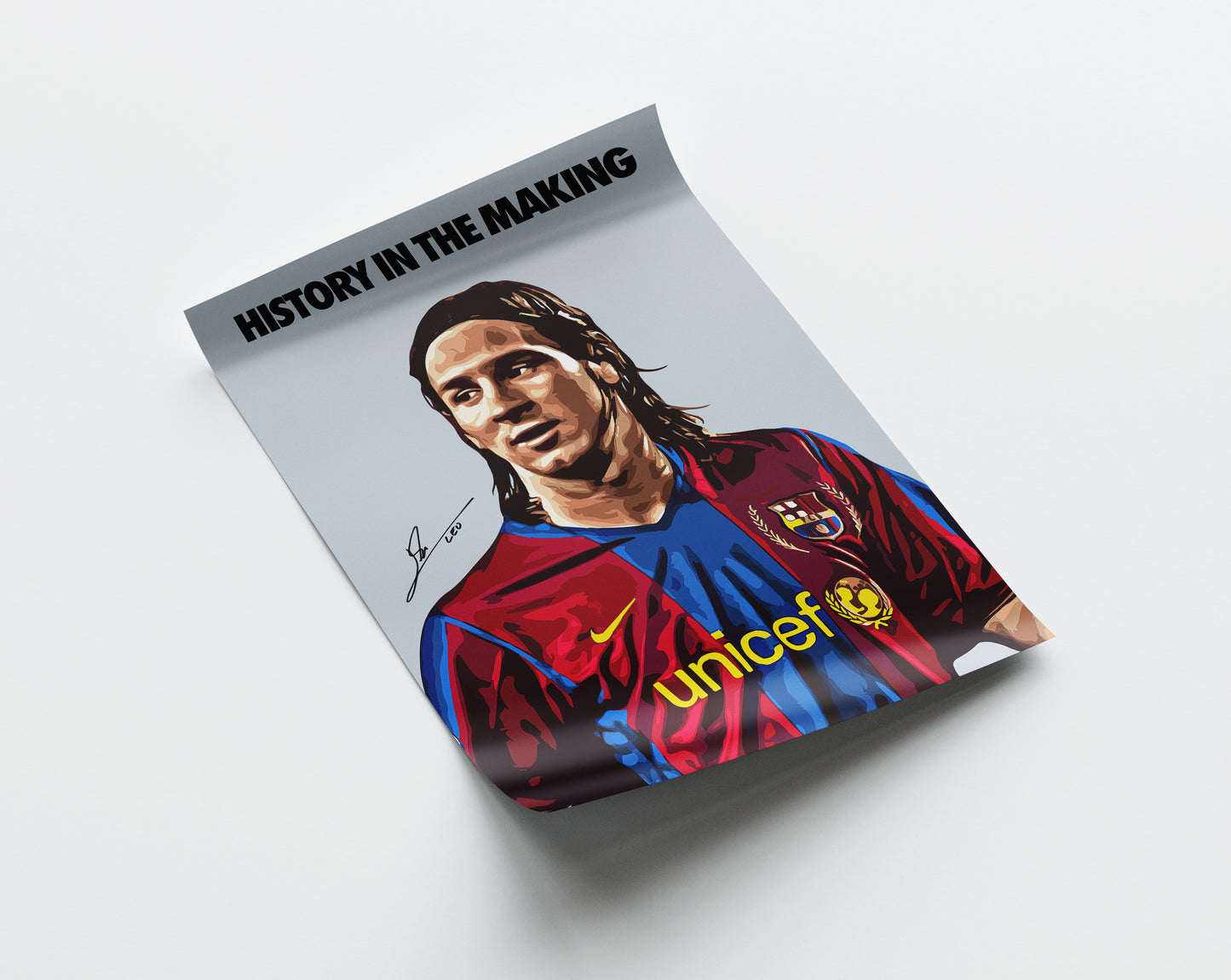 Lionel Messi 'History in the making' 4K Poster