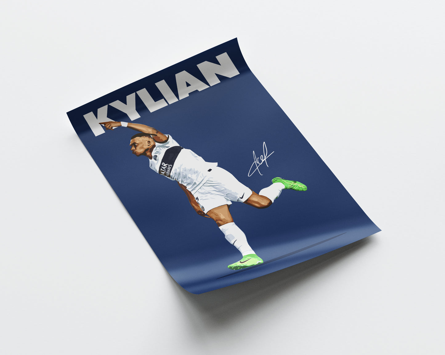 Kylian Mbappe 4K Poster