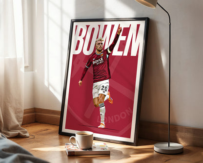 Jarrod Bowen 25/26 4K (Home) Poster